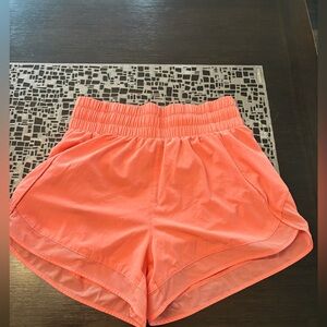 Athleta Women's Vibrant Orange Athletic Shorts